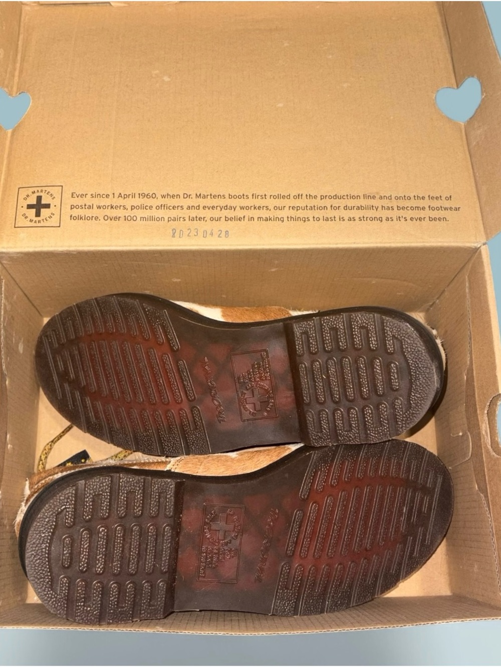 Dr. Martens CHURCH HAIR-ON JERSEY COW PRINT MONKEY BOOTS W/8 M/7 NIB - Picture 4 of 9